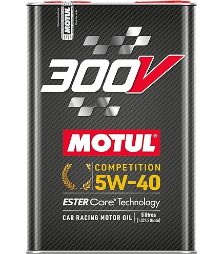 MOTUL 300V 15W50 1L 5本セット Amazon.com: Motul 300V 5W40 100% Synthetic Road Racing